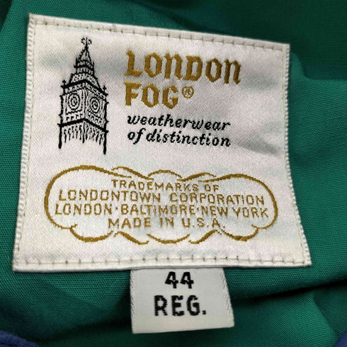 ロンドンフォグ LONDON FOG 80-90S OLD USA製 ハリントン ジャケット スウィングトップ ブルゾン IDEAL ジップ メンズ 44