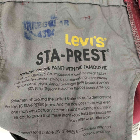 リーバイス Levis STA-PREST スタプレ テーパードパンツ メンズ W32L30