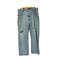 リーバイス Levis 00S silver Tab シルバータブ straught + loose ボタン裏977刻印 バギー ダメージ デニム パンツ 極太 2000年製 メンズ W38L32