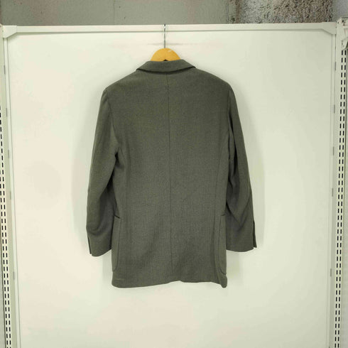 エルメネジルドゼニア Ermenegildo Zegna SOFT 裏地背抜き シルク ウール 織り 生地 4B 2WAY テーラード ジャケット メンズ EUR:44