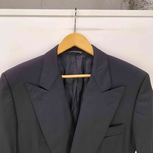 ロロピアーナ Loro Piana 社製 REDAELLI イタリア製 WINTER TASMANIAN Super 120s ダブル テーラード ジャケット ブレザー メンズ EUR:46