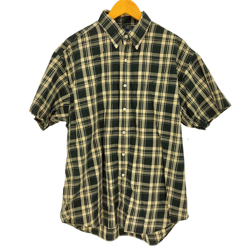 ラルフローレン RALPH LAUREN 90S BLAKE ポニー 刺繍 チェック S/S BD シャツ メンズ import:L