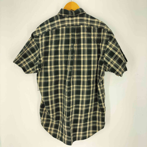 ラルフローレン RALPH LAUREN 90S BLAKE ポニー 刺繍 チェック S/S BD シャツ メンズ import:L