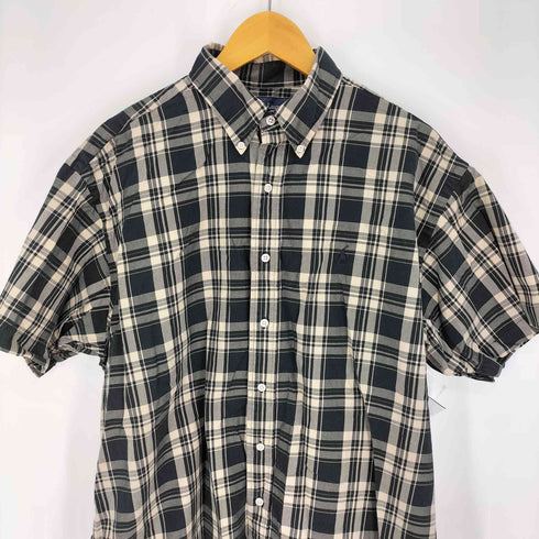 ラルフローレン RALPH LAUREN 90S BLAKE ポニー 刺繍 チェック S/S BD シャツ メンズ import:L