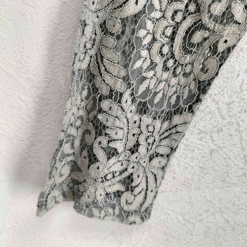 XOXO kisskiss レース刺繍スタンドカラーマキシワンピース レディース F