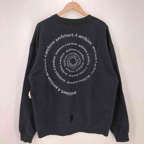 エーフォーエー Architect 4. Archive ロゴ刺繍スウェット メンズ FREE