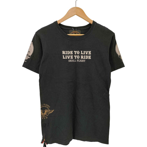 スカルフライト SKULL FLIGHT クルーネックTシャツ メンズ JPN:S
