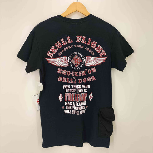 スカルフライト SKULL FLIGHT クルーネックTシャツ メンズ US:36