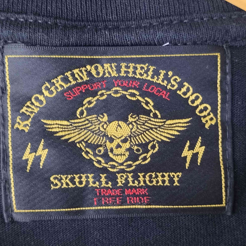 スカルフライト SKULL FLIGHT クルーネックTシャツ メンズ US:36
