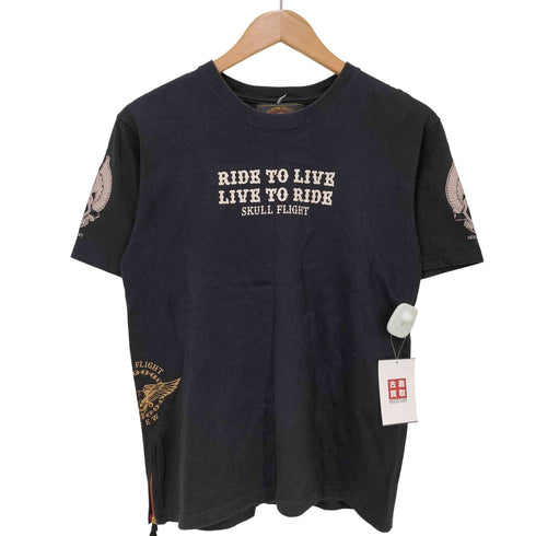 スカルフライト SKULL FLIGHT クルーネックTシャツ メンズ Youth L