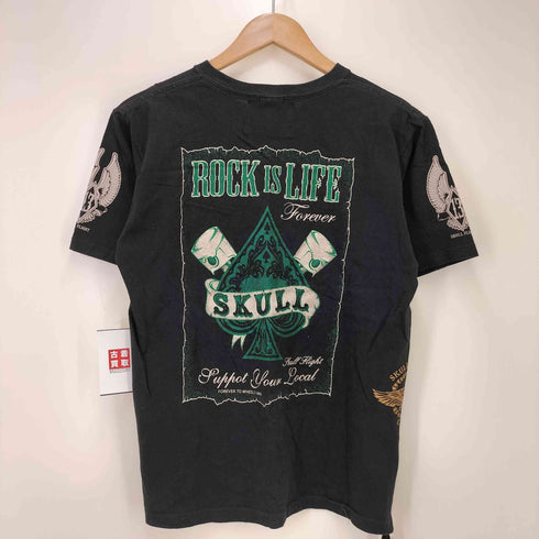 スカルフライト SKULL FLIGHT クルーネックTシャツ メンズ Youth L
