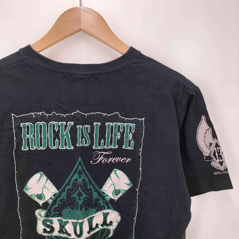 スカルフライト SKULL FLIGHT クルーネックTシャツ メンズ Youth L