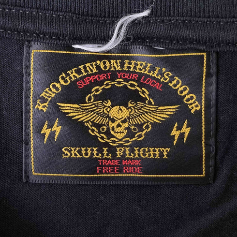 スカルフライト SKULL FLIGHT クルーネックTシャツ メンズ Youth L