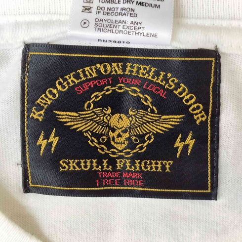 スカルフライト SKULL FLIGHT クルーネックTシャツ メンズ JPN:S
