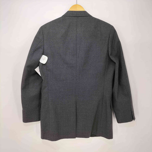 ニューヨーカー NEWYORKER ウール100 段返り3B 背抜き テーラード ジャケット + スラックス セットアップ メンズ 175-96-80