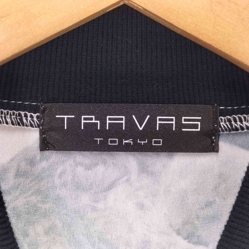 トラヴァストウキョウ TRAVAS TOKYO くまちゃん 総柄ブルゾン メンズ FREE