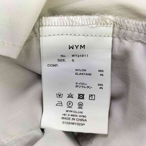 ウィムバイリドム WYM LIDNM TRACK WIDE EASY LOOSE PANTS メンズ JPN:S
