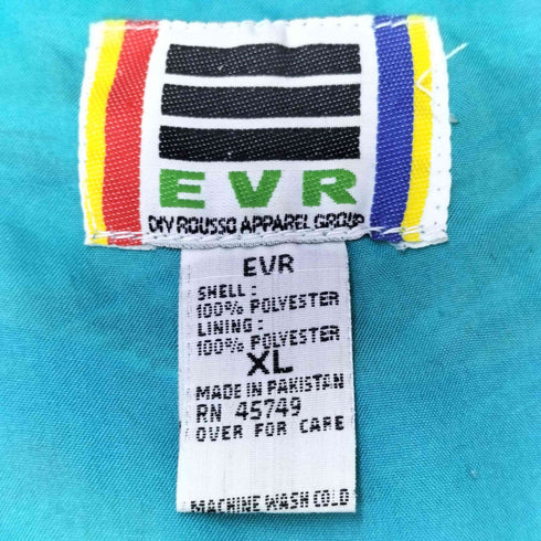 EVR パキスタン製 総柄 ジップアップ ブルゾン メンズ import:XL