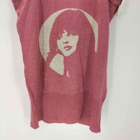 ヒステリックグラマー HYSTERIC GLAMOUR 90S 初期タグ ヒスガール ラメ アクリル ニット キャミソール レディース FREE