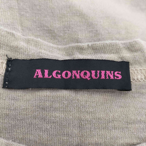 アルゴンキン ALGONQUINS ラメ ロゴ プリント Tシャツ Y2K レディース 1