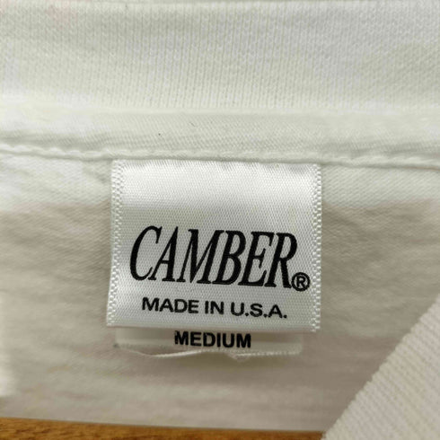 キャンバー CAMBER USA製 HEAVY ロゴ S/S Tシャツ メンズ import:M