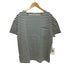 サンカ Sanca ボートネック ルーズフィット ボーダーTシャツ ポケT メンズ JPN:2