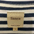 サンカ Sanca ボートネック ルーズフィット ボーダーTシャツ ポケT メンズ JPN:2