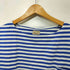 サンカ Sanca ボートネック ルーズフィット ボーダーTシャツ ポケT メンズ JPN:2