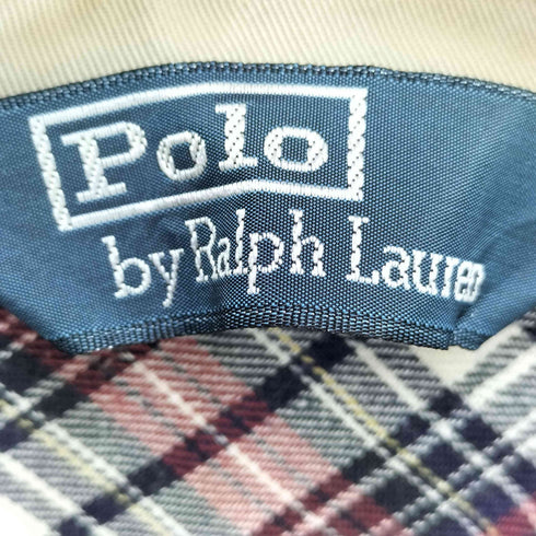 ポロバイラルフローレン Polo by RALPH LAUREN 90s 裏地チェック柄 ポニー刺繍 スウィングトップ メンズ JPN:XL