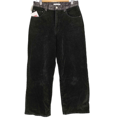ファーストハンド Firsthand 25aw フロッキーデニム切り替え ワイドストレートパンツ メンズ JPN:M