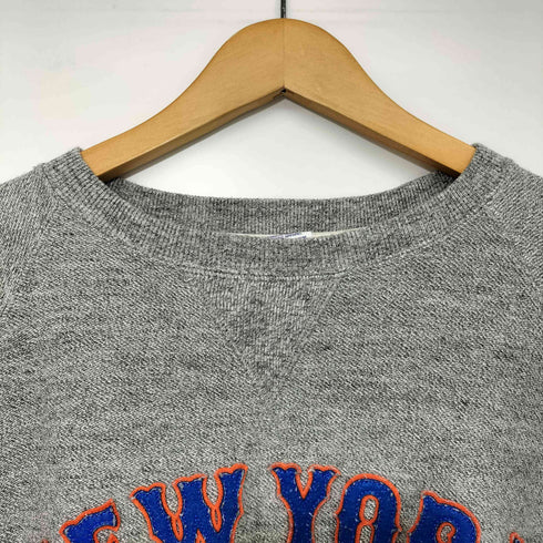 チャンピオン Champion NEW YORK ロゴ ワッペン Vガゼット フレンチテリー S/S スウェット メンズ O