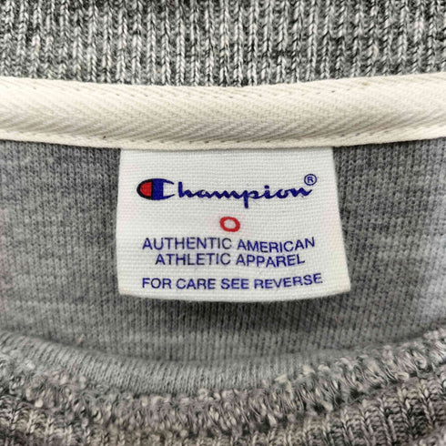 チャンピオン Champion NEW YORK ロゴ ワッペン Vガゼット フレンチテリー S/S スウェット メンズ O