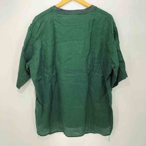 アルテポーベラ ARTE POVERA リネン100 マチ付 クルーネック S/S Tシャツ レディース JPN:L