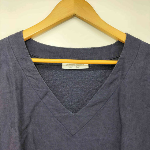 アルテポーベラ ARTE POVERA シルク リネン Vネック Tシャツ レディース JPN:S