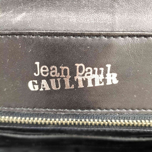 ジャンポールゴルチエ Jean Paul GAULTIER メタルプレート サッチェルバッグ レディース
