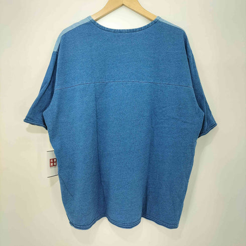 アルテポーベラ ARTE POVERA シャンブレー 切替 ヘンリーネック S/S Tシャツ レディース JPN:M