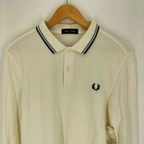 フレッドペリー FRED PERRY The Fred Perry Shirt ロゴ刺繍 鹿の子 L/S ポロシャツ メンズ import:L