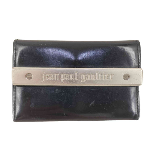 ジャンポールゴルチエ Jean Paul GAULTIER メタルプレート カードケース レディース