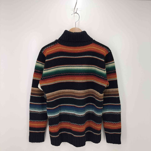 ポロバイラルフローレン Polo by RALPH LAUREN 90s ネイティブボーダー タートルネックニット メンズ 170