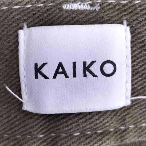 カイコー KAIKO ホワイトステッチ コットンツイル ストレート デニム メンズ JPN:3