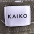 カイコー KAIKO ホワイトステッチ コットンツイル ストレート デニム メンズ JPN:3