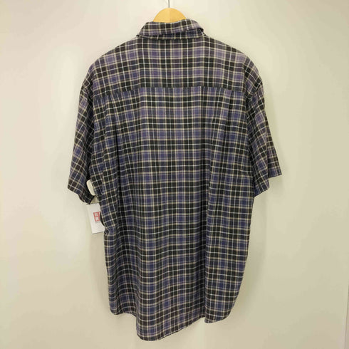 ステューシー Stussy 90s 紺タグ バーバラタグ チェック柄 半袖シャツ メンズ JPN:M