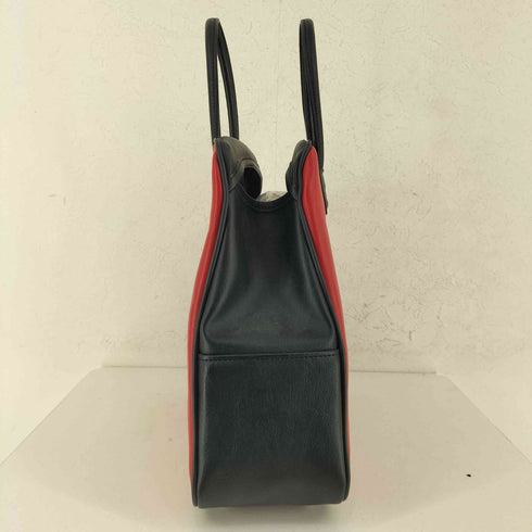 コムデギャルソンコムデギャルソン COMME des GARCONS COMME des GARCONS フェイクレザー バイカラー ハンドバッグ レディース