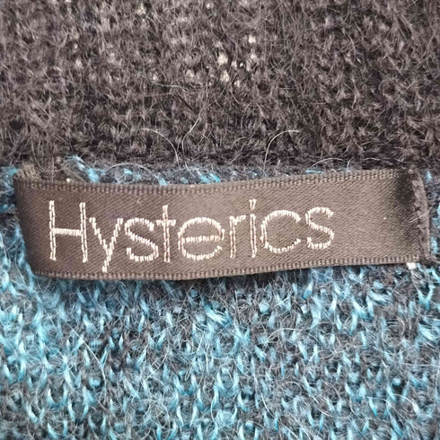 ヒステリックス HYSTERICS レオパード柄 モヘア混 オフショル ヒョウ柄 ニットセーター レディース FREE