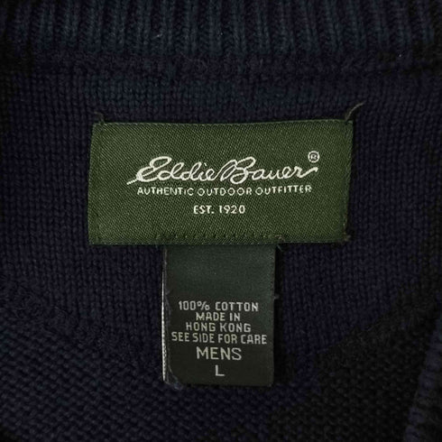 エディーバウアー Eddie Bauer 90s-00s コットンニット メンズ JPN:L