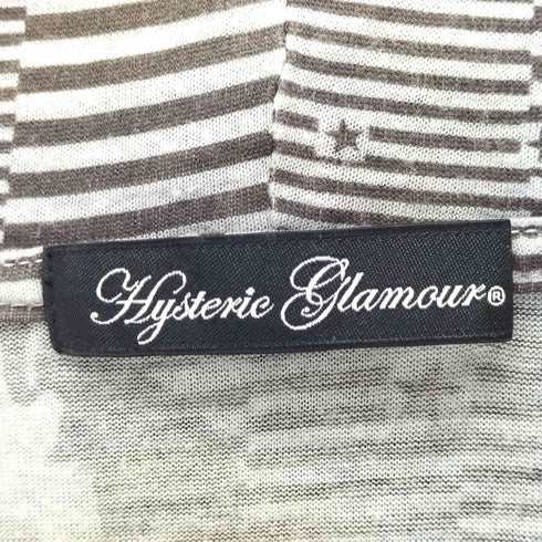 ヒステリックグラマー HYSTERIC GLAMOUR デジタルプリント フーデッド パーカー Y2K レーヨン100 レディース FREE