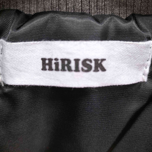 HiRISK 比翼 スタンドネック ブルゾン ジャケット メンズ
