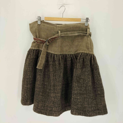 ドリスヴァンノッテン DRIES VAN NOTEN ツイードラップスカート レディース 36