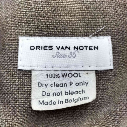 ドリスヴァンノッテン DRIES VAN NOTEN ツイードラップスカート レディース 36
