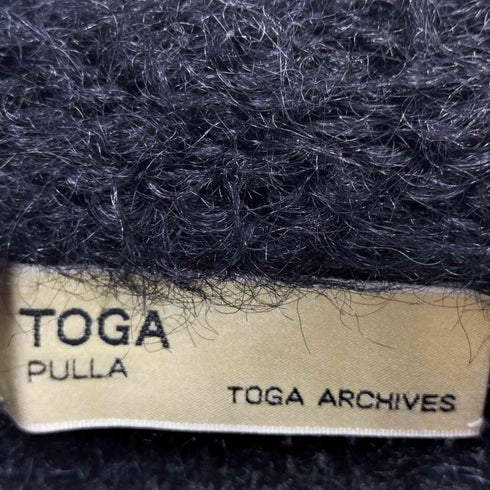 トーガプルラ TOGA PULLA ナイロンシャギーケープニット レディース ONE SIZE